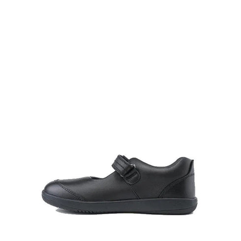 Bobux Kid+ Black School Leather Shoe Quest Mary Jane